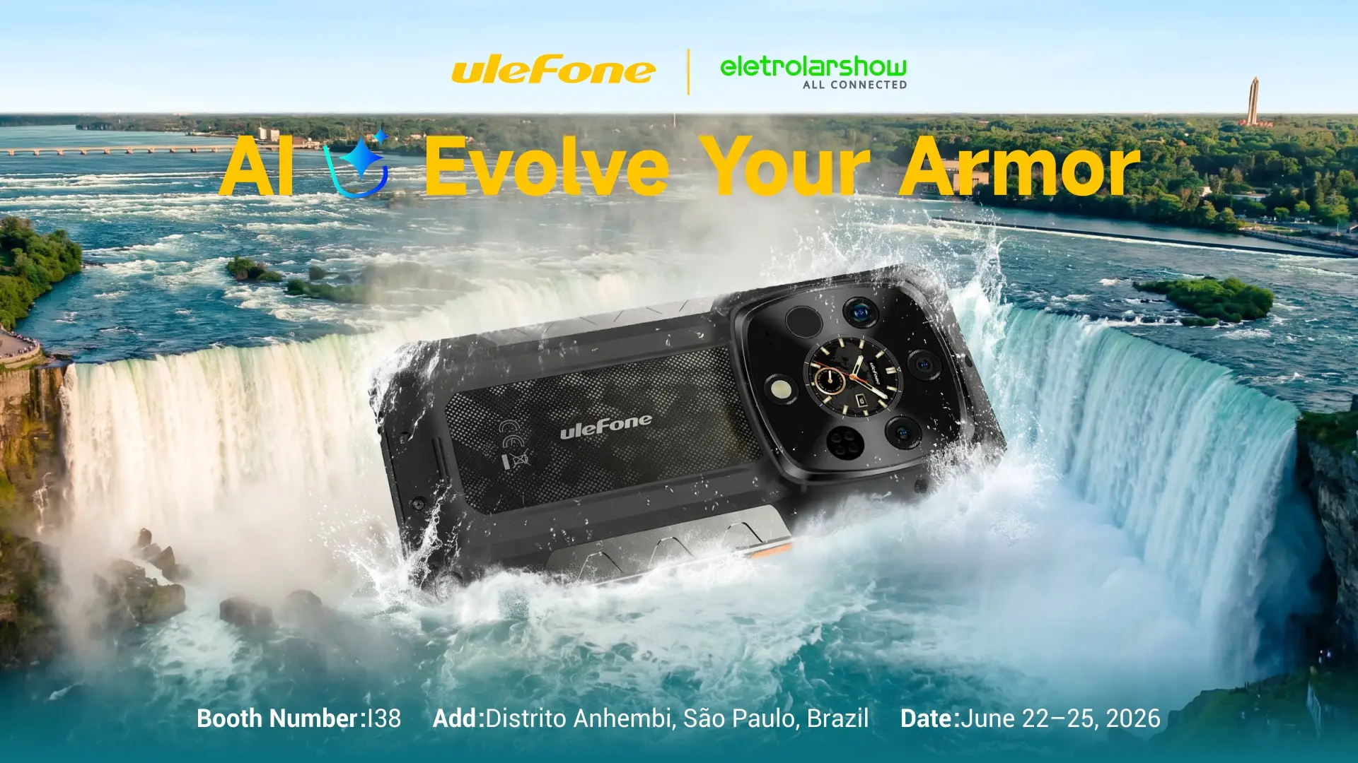 AI 赋能硬核旗舰！Ulefone 亮相 2026 巴西圣保罗 Eletrolar 电子展