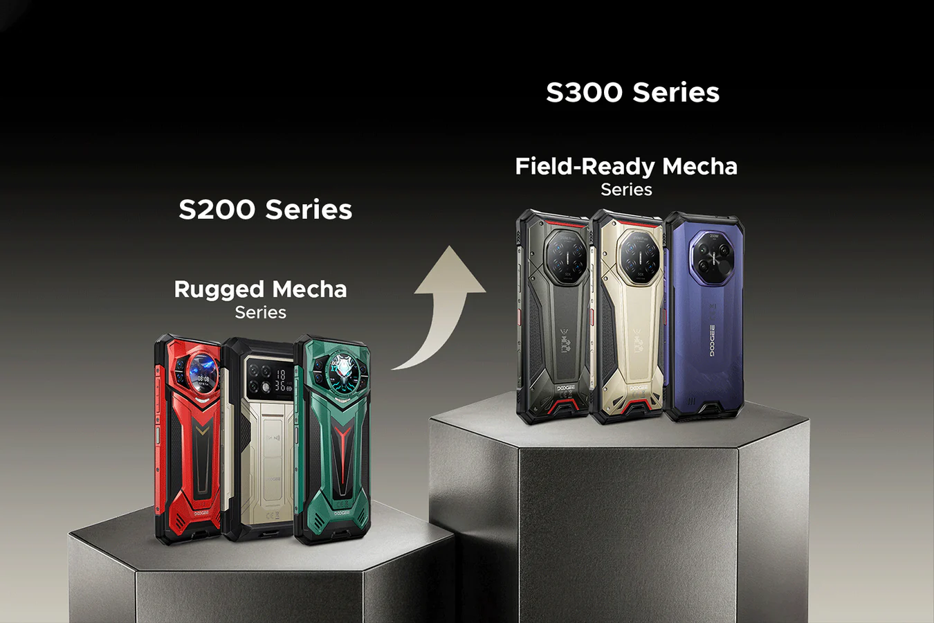 DOOGEE S300 系列迭代解析：从机甲三防机型到专业旗舰