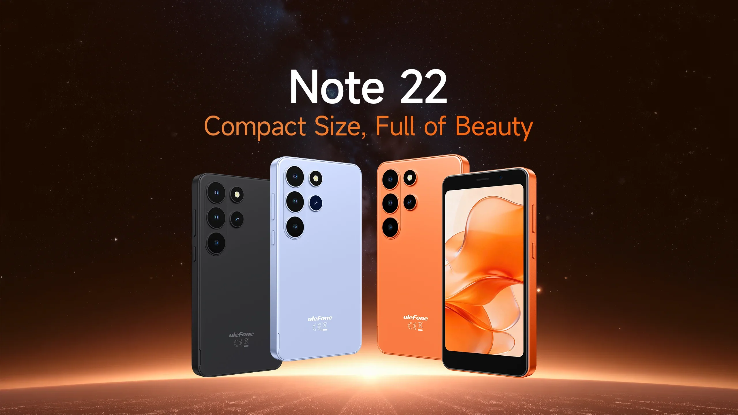 Ulefone Note22 正式亮相｜5 英寸掌心小屏高颜值便携新机